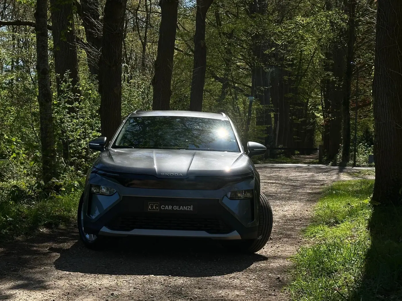 Skoda Elroq frontaal aanzicht