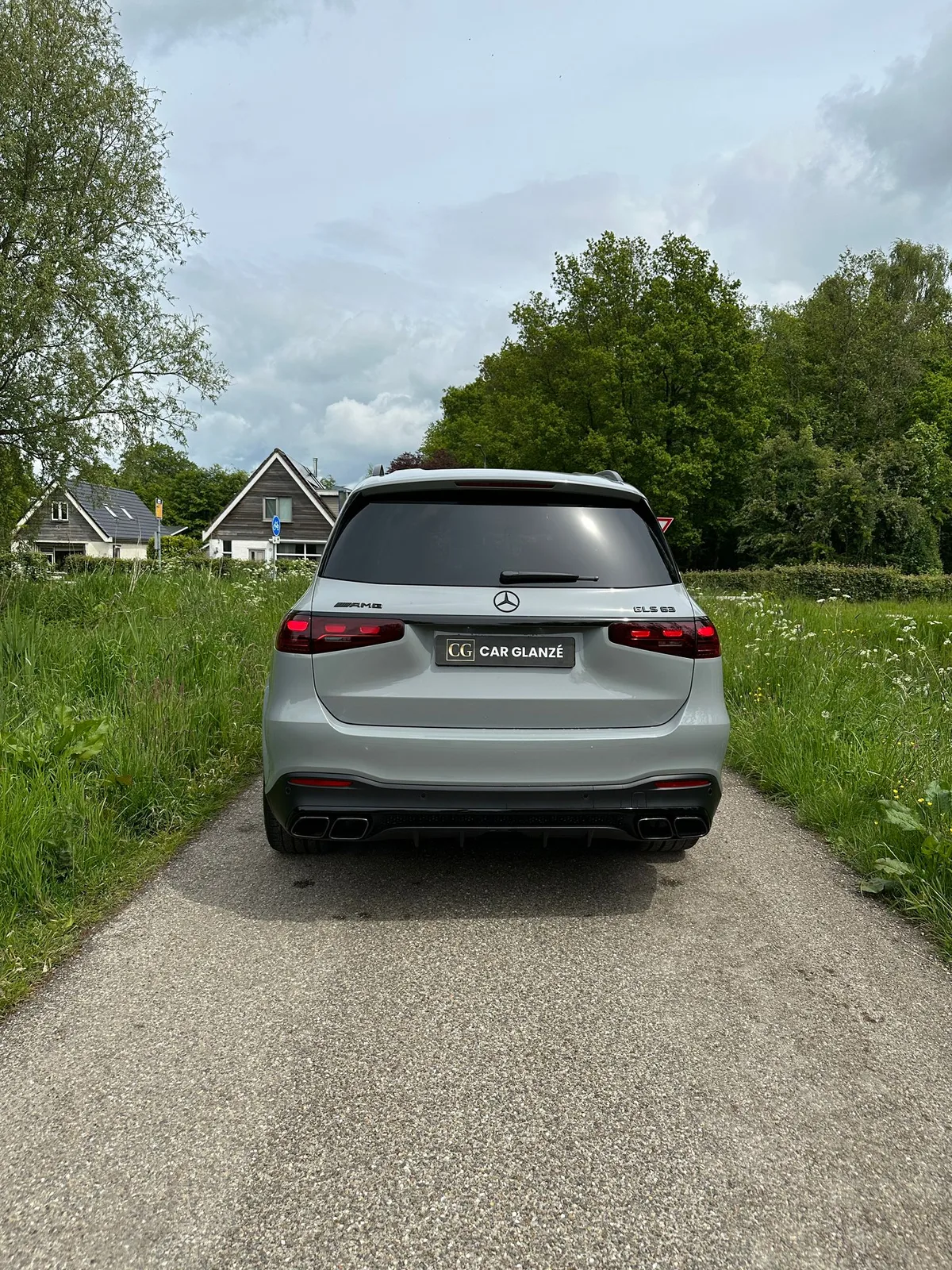 Mercedes-AMG GLS 63 achterzijde met GLS 63 badge