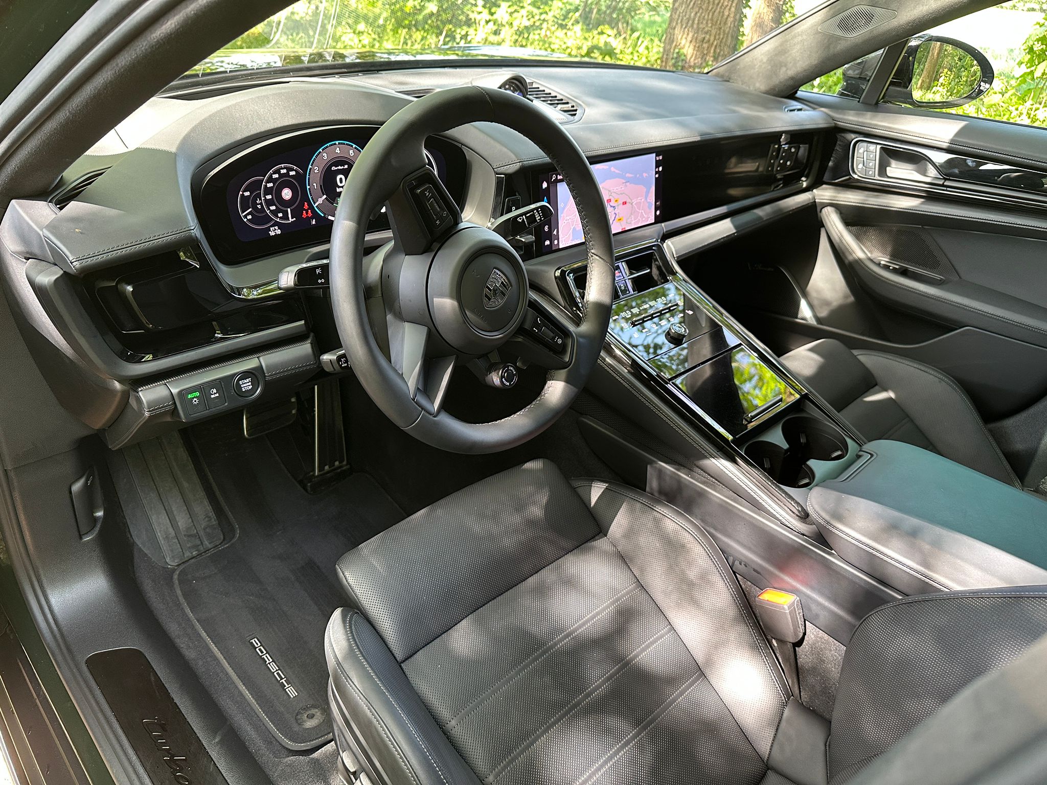 Porsche Panamera interieur na behandeling